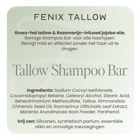Tallow Shampoo Bar